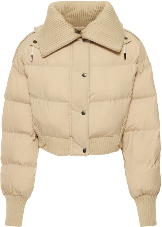Jacquemus Beige cropped bomber