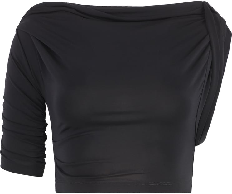 Jacquemus Drapeado crop-top
