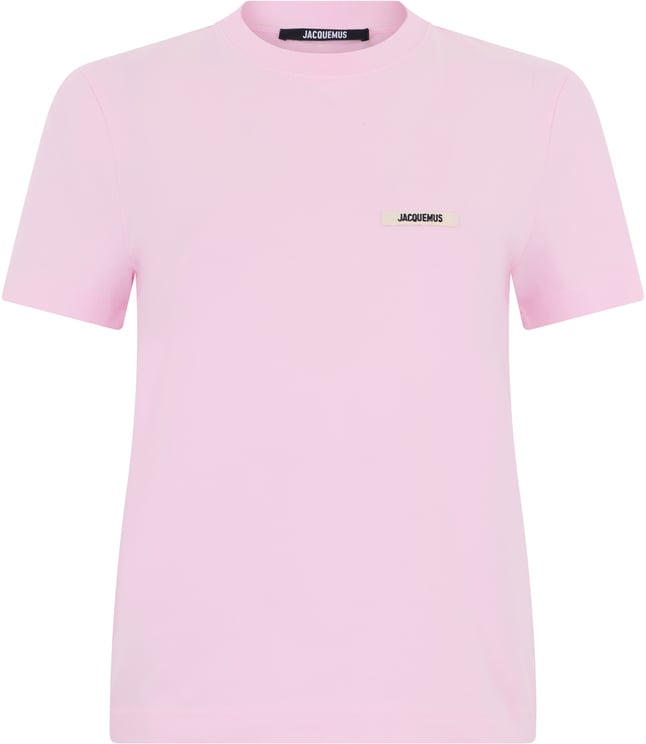 Jacquemus Gros Grain T-shirt with Short Sleeves