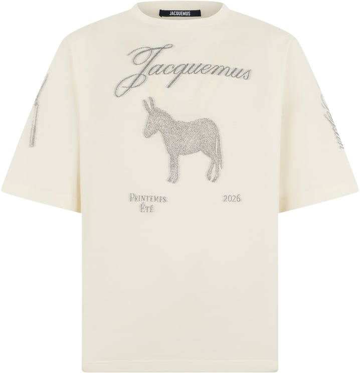 Jacquemus Elegant T-shirt with stylized animal, versatile