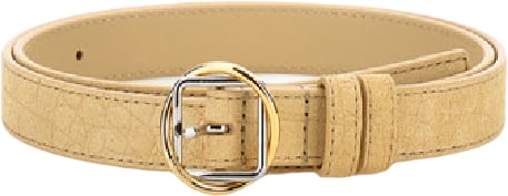 Jacquemus Beige Belt with Sleek Silhouette