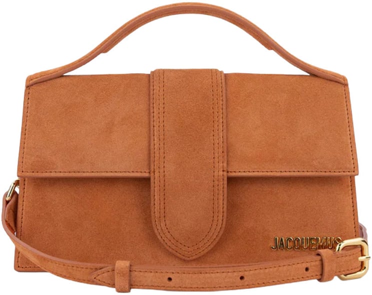 Jacquemus Jacquemus Suede Shoulder Bag Rust