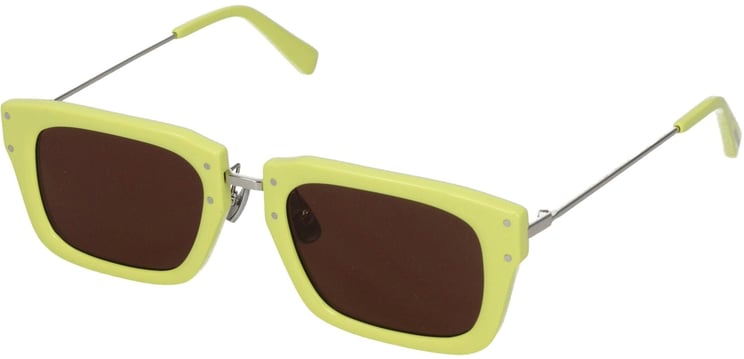 Jacquemus Jacquemus Yellow Acetate Sunglasses