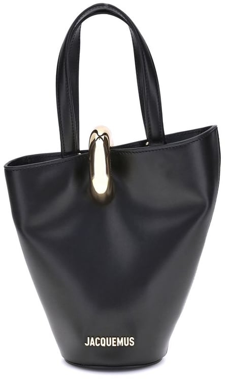 Jacquemus Jacquemus Black Calf Leather Bos Taurus Shoulder Bag