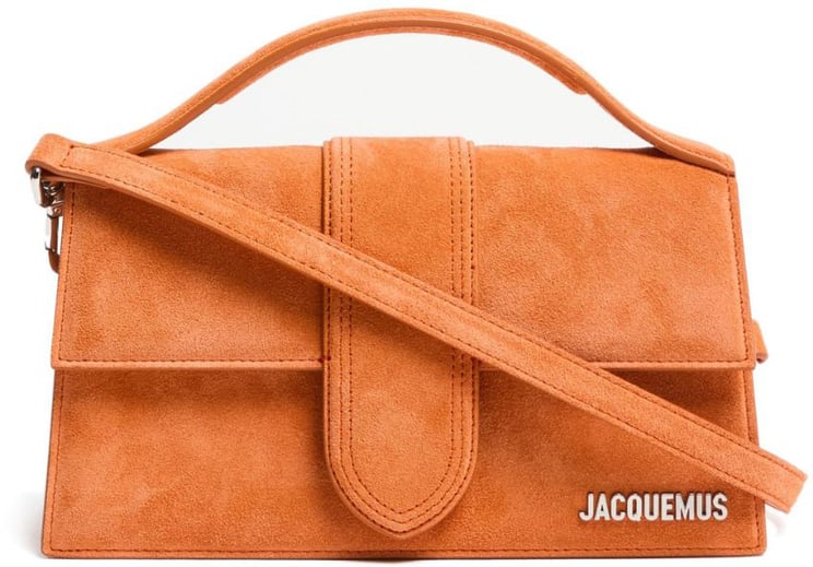 Jacquemus Jacquemus Terracotta Leather Le Grand Bambino Handbag