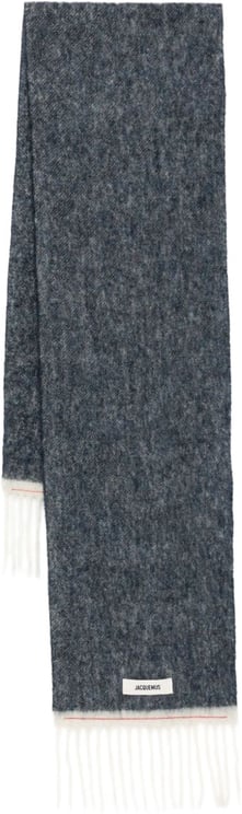 Jacquemus Scarfs Navy / White