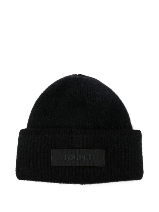 Jacquemus Round Crown Knit Hat with Turn-up Brim