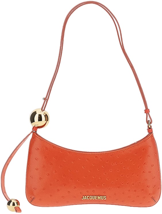 Jacquemus Orange Le Bisou Perle Shoulder Bag