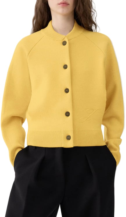 Jacquemus LE CARDIGAN LAVANDE YELLOW