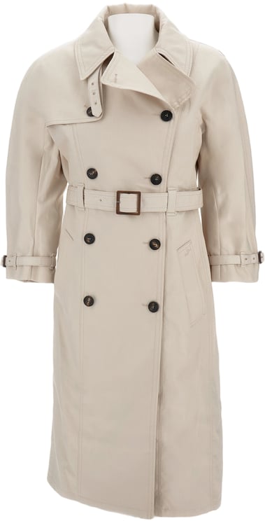 Jacquemus Double-Breasted Water-Repellent Gabardine Trench Coat