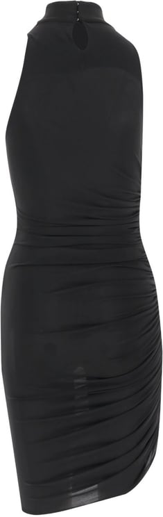 Jacquemus Asymmetric Hem Black Dress