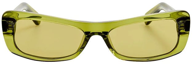 Jacquemus SUNGLASSES CAPRI KHAKI/ SILVER/ KHAKI