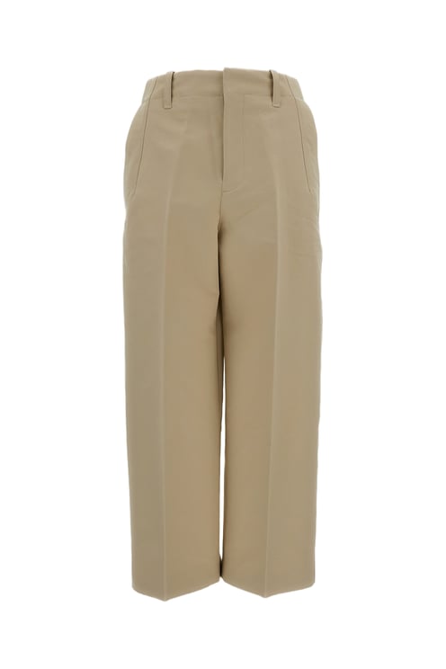 Jacquemus Mid-Rise Cropped Trousers with Signature 'J' Loop