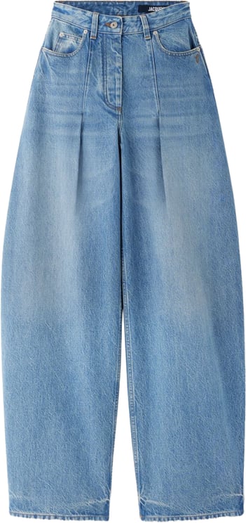 Jacquemus Trousers Blue/Tabacco