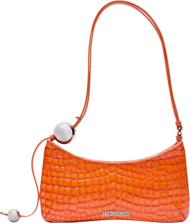 Jacquemus Jacquemus Le Bisou Perle Shoulder Bag Leather small