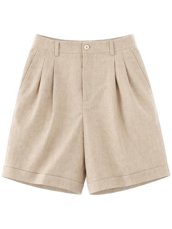 Jacquemus Pastro High-Waisted Pleated Tailored Shorts