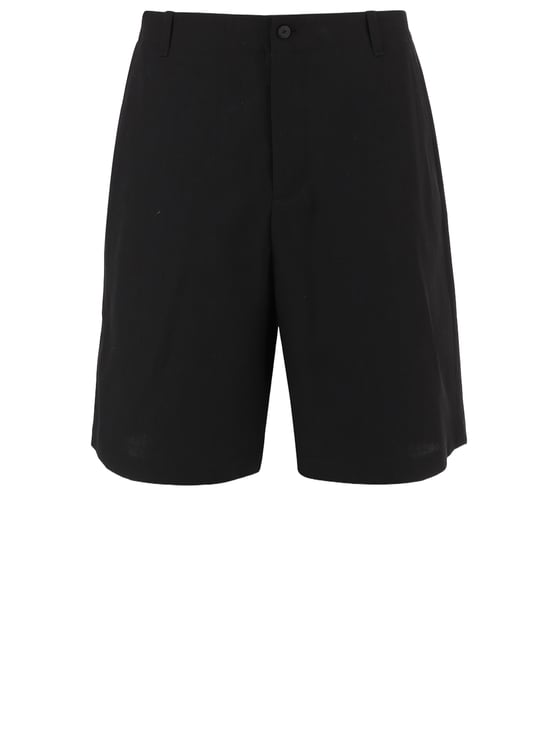 Jacquemus Knee-Length Tailored Shorts with Button and Zipper Closure