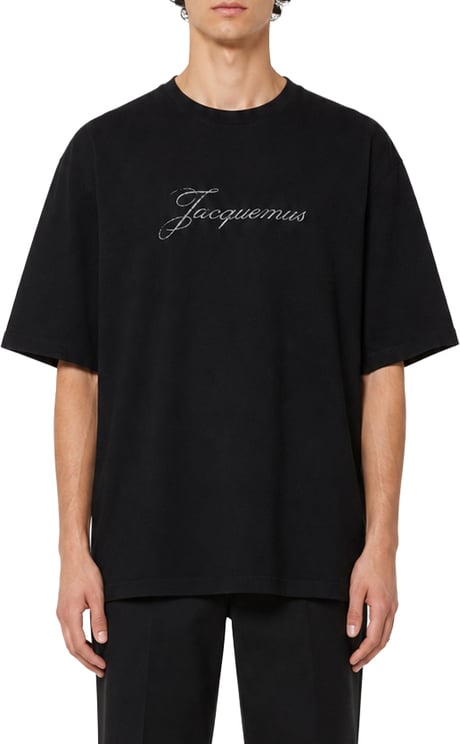 Jacquemus LE TSHIRT JACQUEMUS BLACK