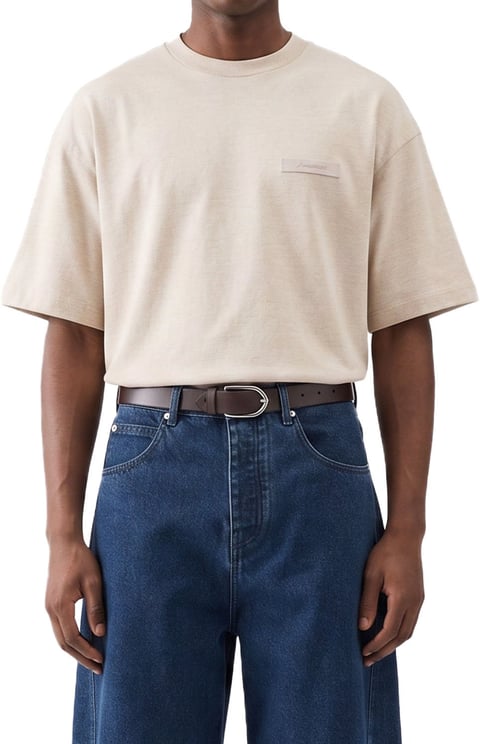 Jacquemus LE TSHIRT RUBAN LIGHT BEIGE