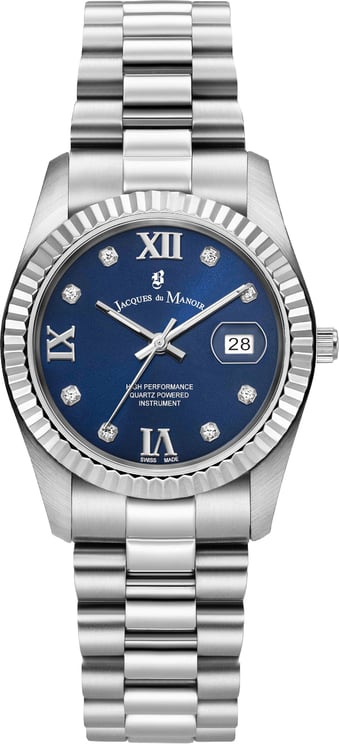 Jacques du Manoir Jacques du Manoir Inspiration - Horloge - Blauw