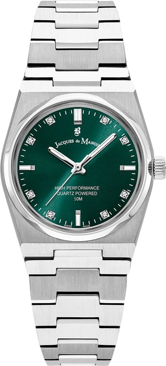 Jacques du Manoir Jacques du Manoir Horizon - Horloge - Groen