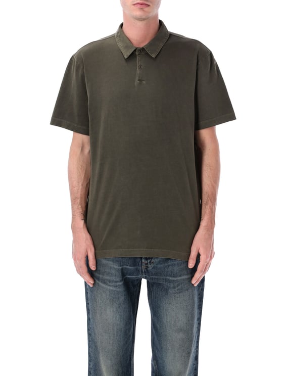 James Perse Classic Fit Sprawled Cotton Polo Shirt