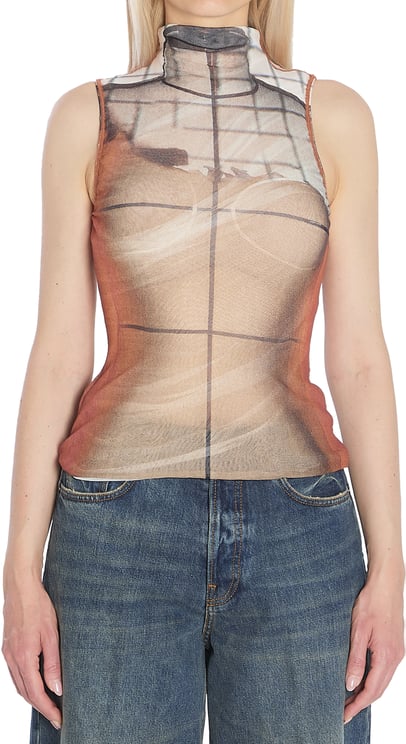 Jean Paul Gaultier Fire Tank Top