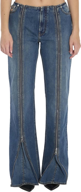Jean Paul Gaultier Denim front zipped trousers
