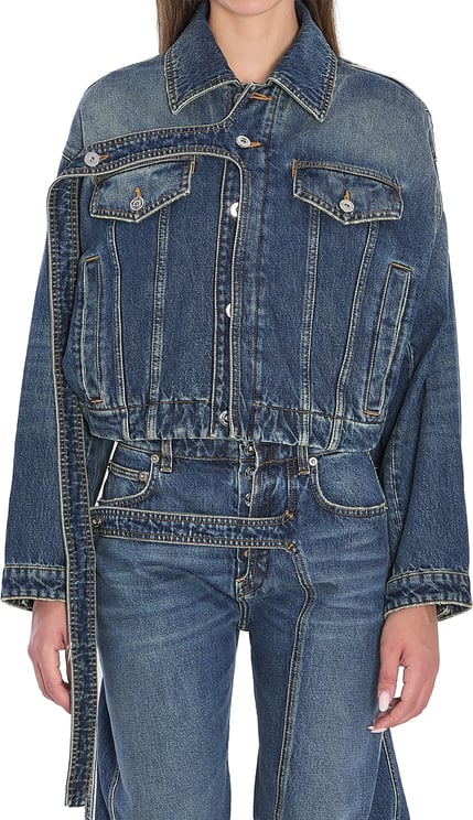 Jean Paul Gaultier Strap jacket in denim