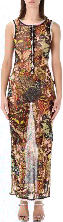 Jean Paul Gaultier Jean Paul Gaultier Butterfly Re-Edition long dress