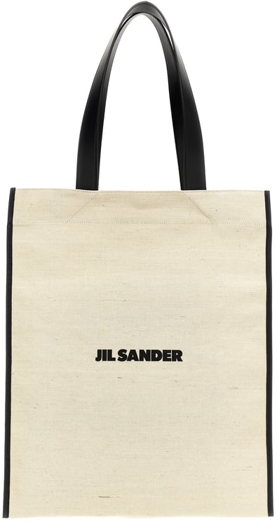 Jil Sander Jil Sander Bicolor Jute Tote Bag