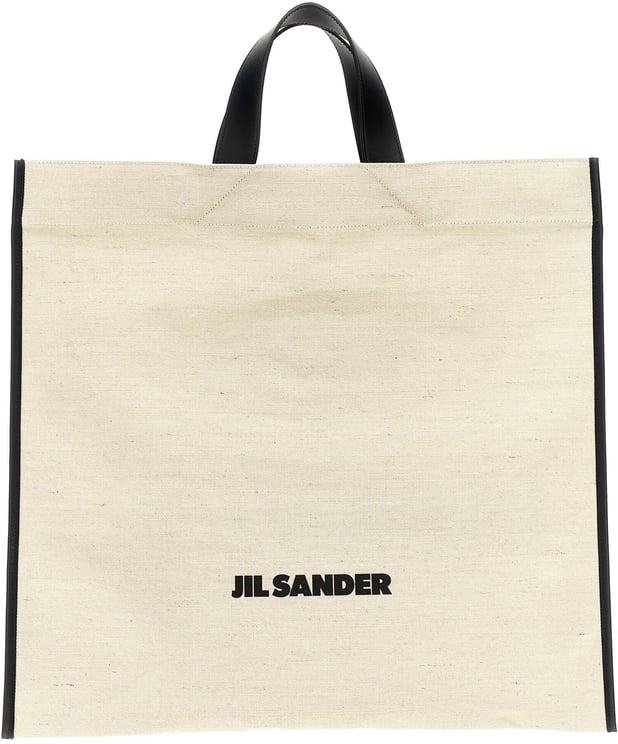 Jil Sander Jil Sander Bicolor Jute Tote Bag