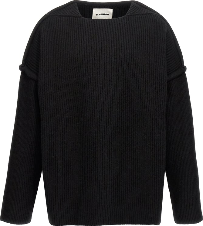 Jil Sander Jil Sander Black Wool Cardigan