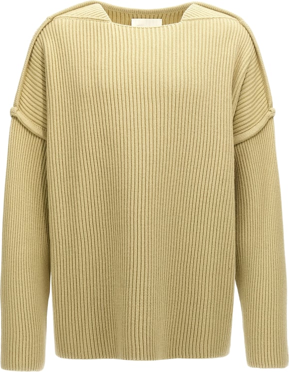 Jil Sander Jil Sander Bicolor Wool Cardigan