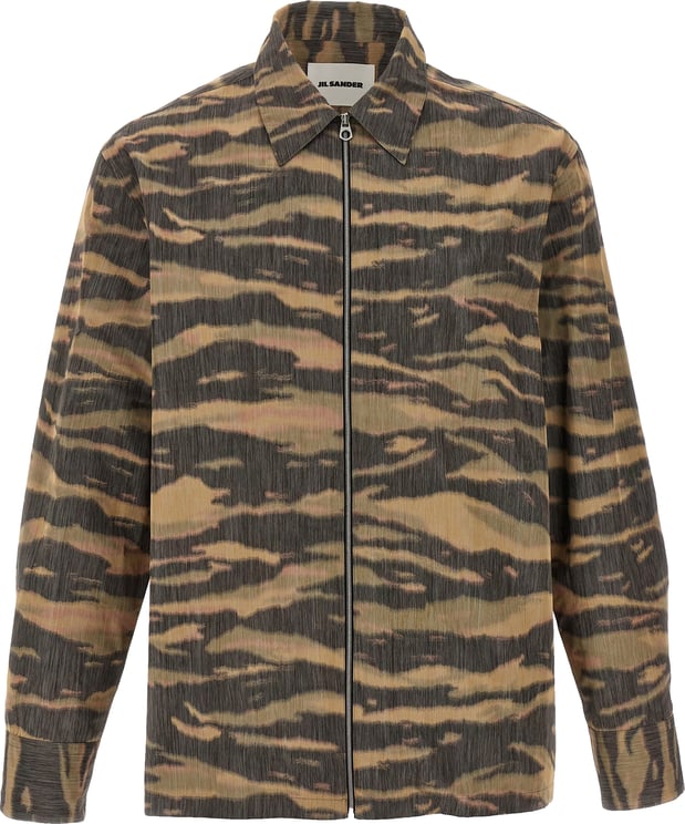 Jil Sander Zip Shirt – Beige