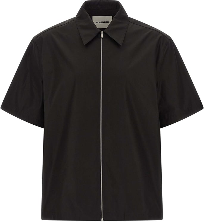 Jil Sander Jil Sander Black Cotton Blouse