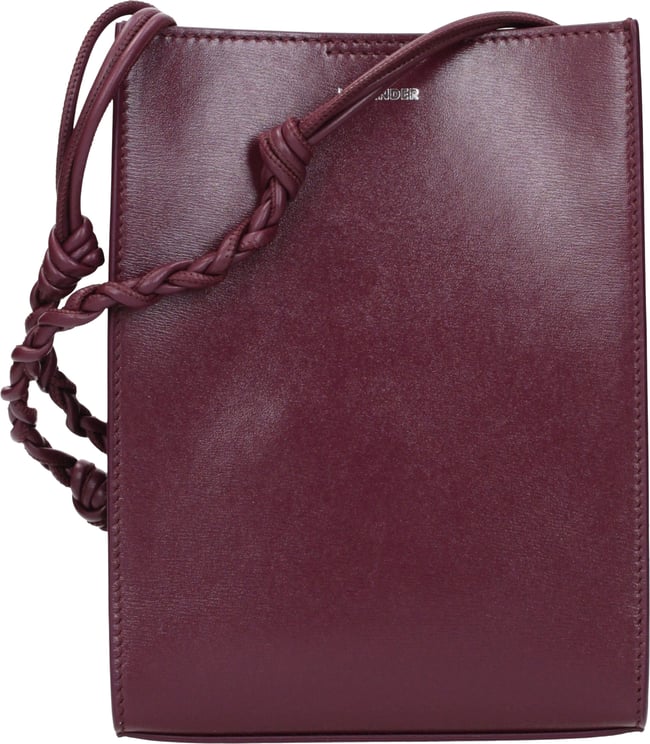 Jil Sander Jil Sander Purple Leather Crossbody Bag