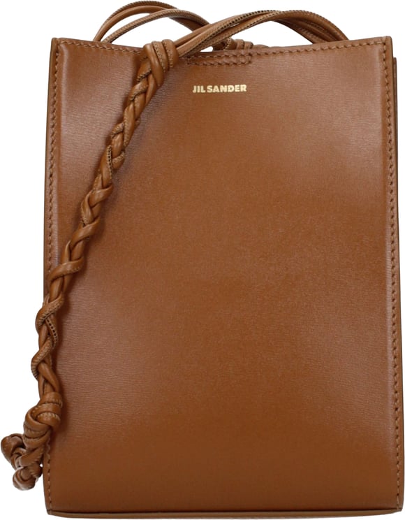 Jil Sander Jil Sander Brown Leather Crossbody Bag