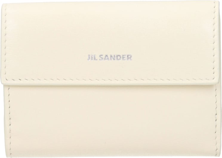 Jil Sander Jil Sander White Leather Wallet