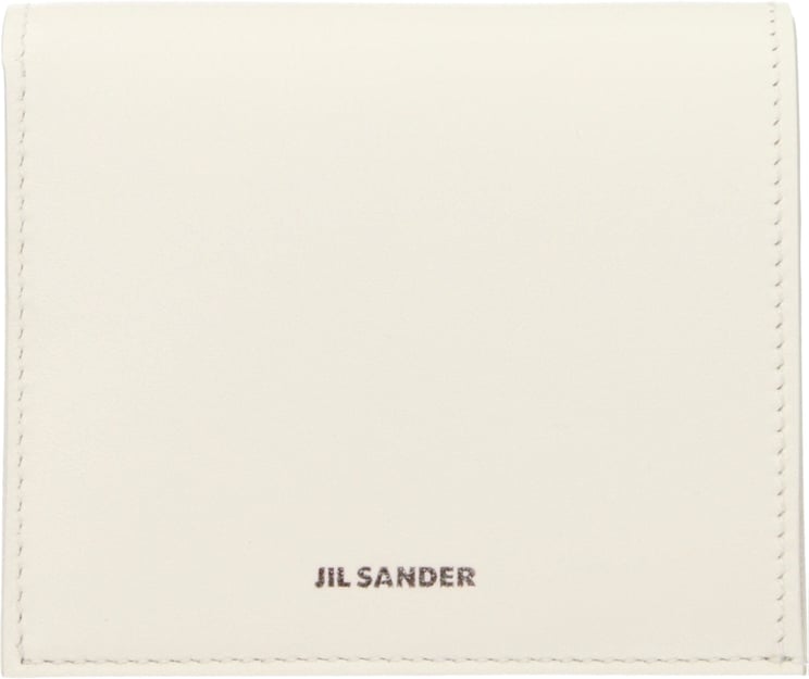 Jil Sander Jil Sander White Leather Wallet