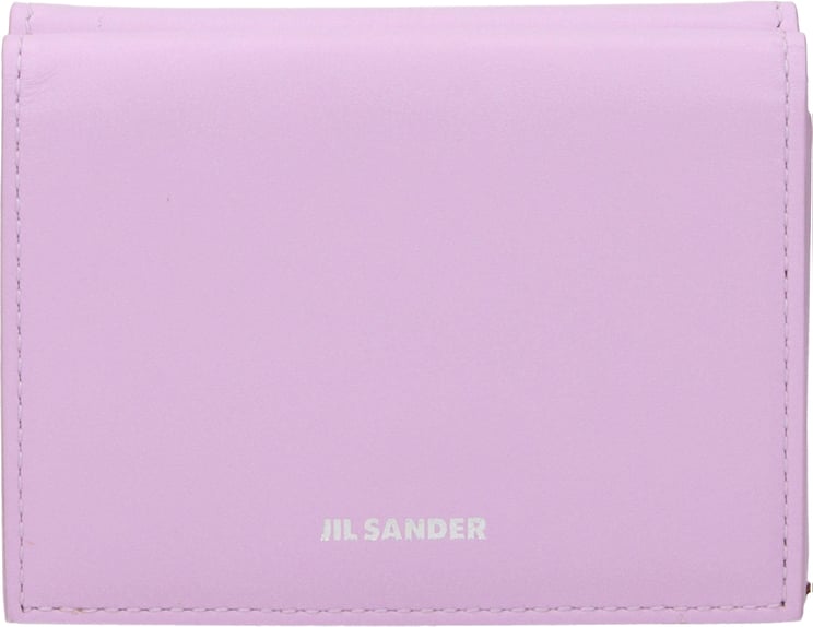Jil Sander Jil Sander Pink Leather Wallet