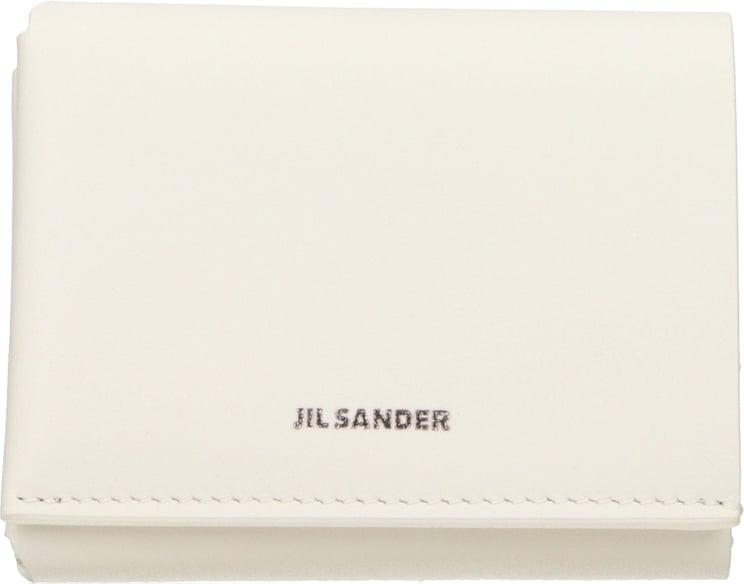 Jil Sander Jil Sander Beige Leather Wallet