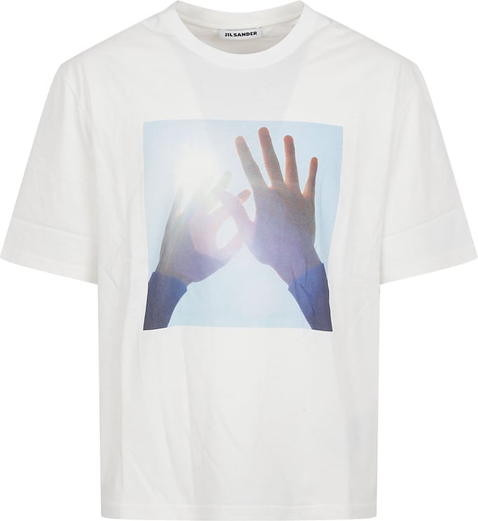 Jil Sander Oversized Printed Cotton T-Shirt