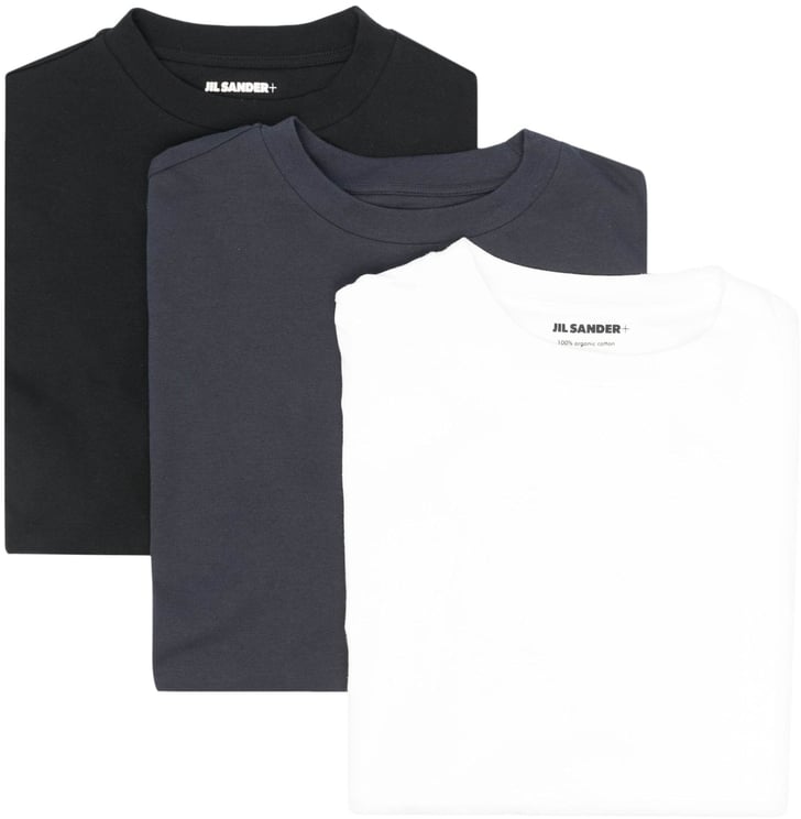 Jil Sander White T-Shirt 3 Pack Organic Cotton