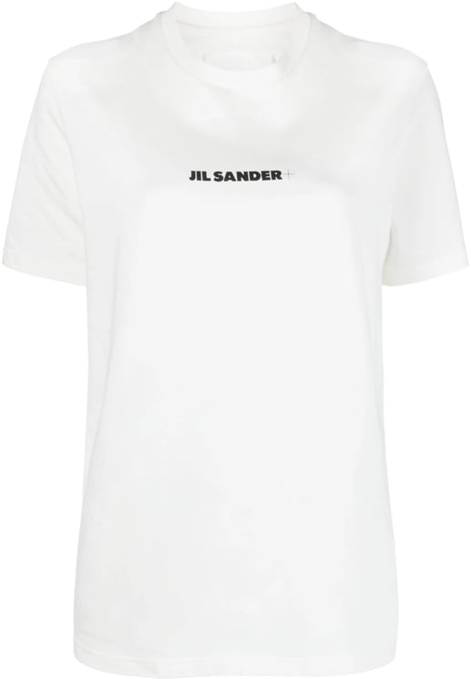Jil Sander White Tshirt Minimalist Short-Sleeve T-Shirt