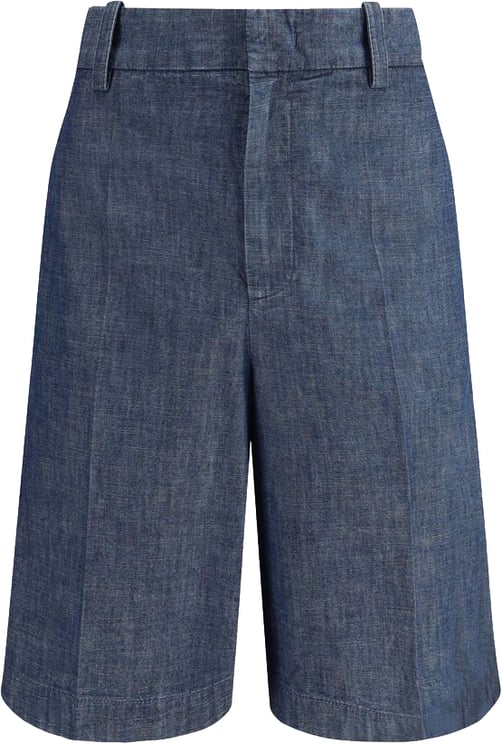 Jil Sander Jil Sander Blue Cotton Bermuda Shorts