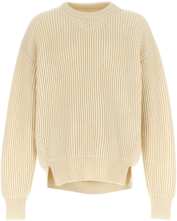 Jil Sander Jil Sander White Wool Cardigan