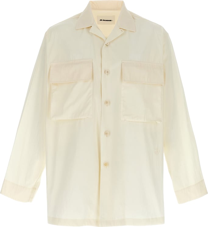Jil Sander Jil Sander White Cotton Blouse