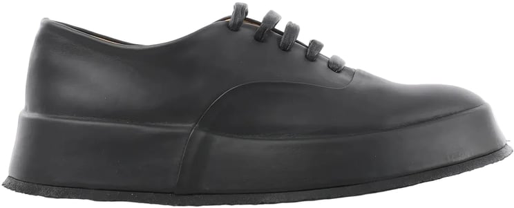 Jil Sander Jil Sander Leather Sneakers in Black, Size 37 EU