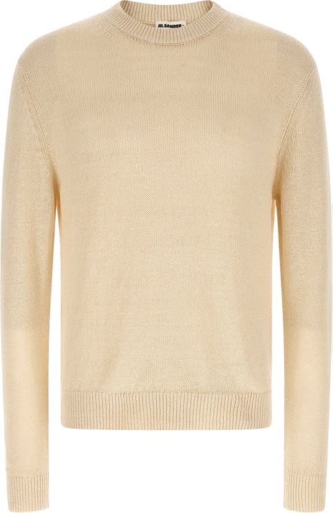 Jil Sander Jil Sander Beige Hemp Cardigan
